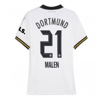 Dres Borussia Dortmund Donyell Malen #21 Tretina pre Ženy 2024-25 Krátky Rukáv